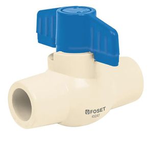 Válvula De Bola De Cpvc 1/2 Plg - Foset