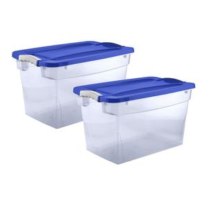 Set De Cajas Click Océano 23 L 2 Pzas - Guateplast