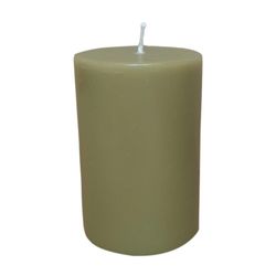 Vela Cilindro Verde Musgo 6.35 X 10.16 Cm - Pilandros
