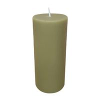 Vela Cilindro Verde Musgo 6.35 x 15.24 Cm - Pilandros