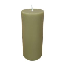 Vela Cilindro Verde Musgo 6.35 x 15.24 Cm - Pilandros