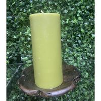 Vela Cilindro Verde Musgo 6.35 x 15.24 Cm - Pilandros