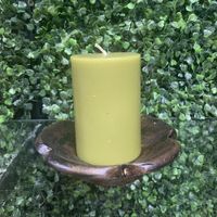 Vela Cilindro Verde Musgo 6.35 X 7.62 Cm - Pilandros