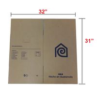 Caja De Cartón Para Mudanza Grande 37X40X40 Cm