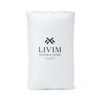 Set De 2 Almohadas Blancas - Livim Natural Home Varios Tamaños