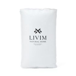 Set De 2 Almohadas Blancas - Livim Natural Home Varios Tamaños