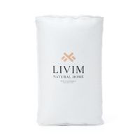 Set De 2 Almohadas De Algodón - Livim Natural Home Varios Tamaños