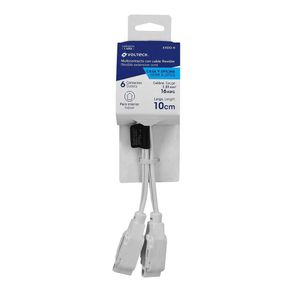 Mini Extensión Eléctrica De Doble Entrada - Volteck