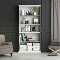 Librera Monet De 5 Divisiones Blanco 96X37X201 Cm - Tvilum