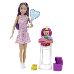 Set De Muñeca Niñera Fiesta De Cumpleaños Skipper - Barbie