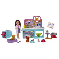 Set De Muñeca Chelsea Veterinaria - Barbie