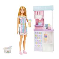 Set De Muñeca Con Heladería - Barbie