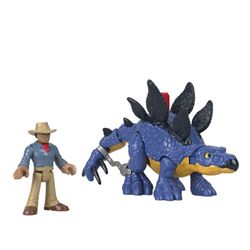 Stegosaurus-Y-Figura-Articulada-Del-Dr.-Grant---Fisher-Price
