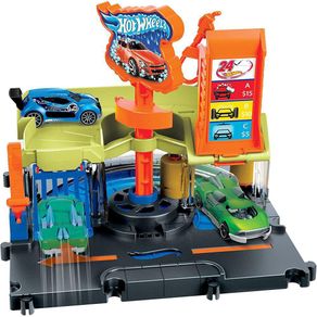 Autolavado De La Ciudad Para Carros City - Hot Wheels