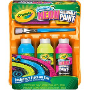 Pintura-Neon-Lavable-Para-Acera---Crayola