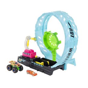 Monster Trucks Pista Brillo En La Oscuridad - Hot Wheels