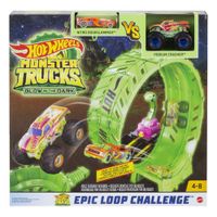 Monster Trucks Pista Brillo En La Oscuridad - Hot Wheels