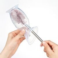 Cepillo Multiusos De Silicona Doble Punta Gris - Haakaa