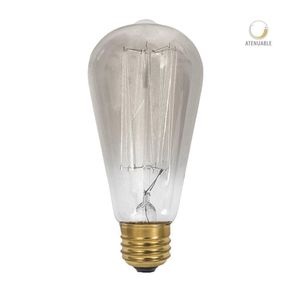 Bombilla Decorativa Tipo Pera Luz Cálida Base E27 De 35 W - Tecnolite