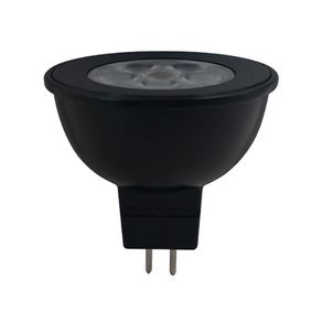 Bombillo Empotrable Led Luz Cálida Mr16 Negro 6 W - Tecnolite