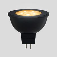 Bombillo Empotrable Led Luz Cálida Mr16 Negro 6 W - Tecnolite