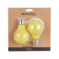 Set De 2 Bombillas Led Luz Cálida Repelente De Insectos 5 W - Tecnolite