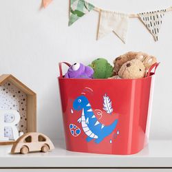 Cesto Para Ropa Rojo Diseño Dinos 15 L - Koala