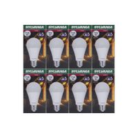 Set De 8 Bombillas Led A19 Luz Cálida Base E27 De 15 W - Sylvania