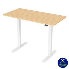 Escritorio De Altura Ajustable Eléctrico Blanco