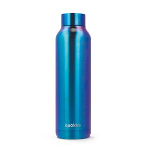 Botella Para Agua De Acero Inoxidable Azul Cromo 630 Ml - Quokka