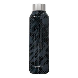 Botella Para Agua De Acero Inoxidable Negra 630 Ml - Quokka