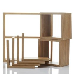 Set De Repisas Multiusos De Melamina 7 Pzas
