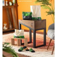 Kit De Sandalias + Bolsa Diseño Plantas