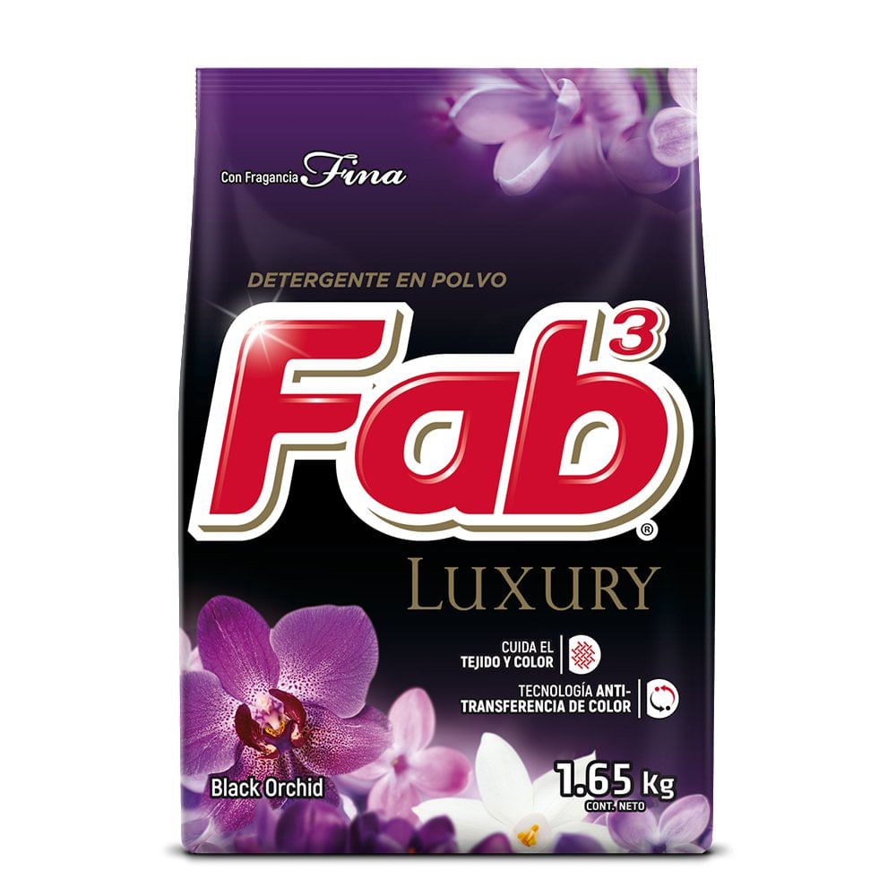 Detergente En Polvo Luxury Black - Fab 3