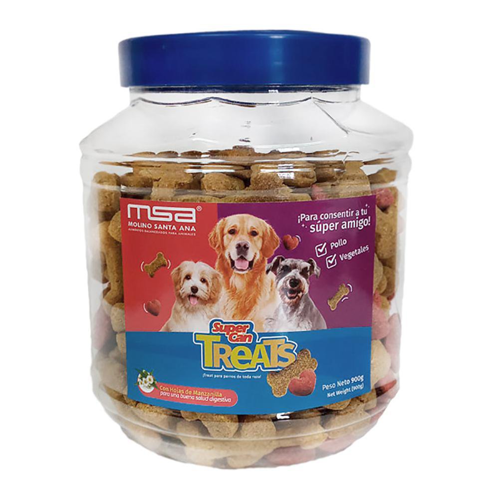 Galletas para Perro Todas las Etapas Treats Sabor Pollo y Vegetales Frasco de 900 g