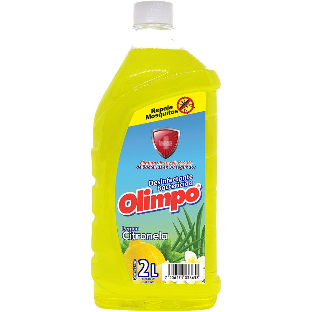 Desinfectante Bactericida Limón Citronela 2 Litros Desinfectante Bactericida Lemon Citrone…
