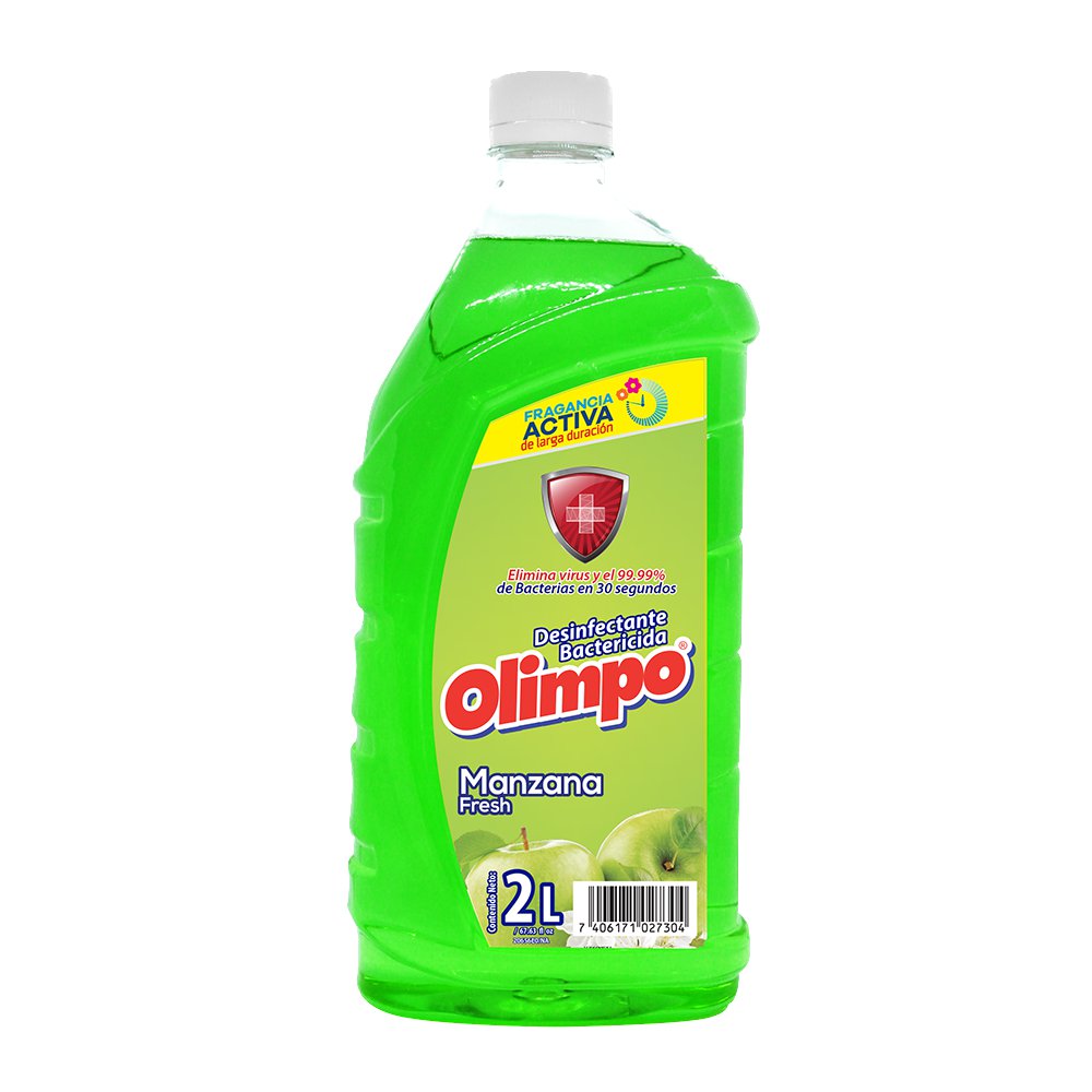 Desinfectante Bactericida Manzana Fresh 2 Litros