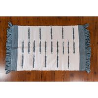 Alfombra Scarpa Blanca Y Gris 60X100 Cm - Livim Natural Home