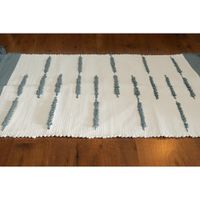 Alfombra Scarpa Blanca Y Gris 60X100 Cm - Livim Natural Home