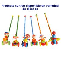 Juguete De Circo De Madera Para Empujar Diseños Surtidos - Koala