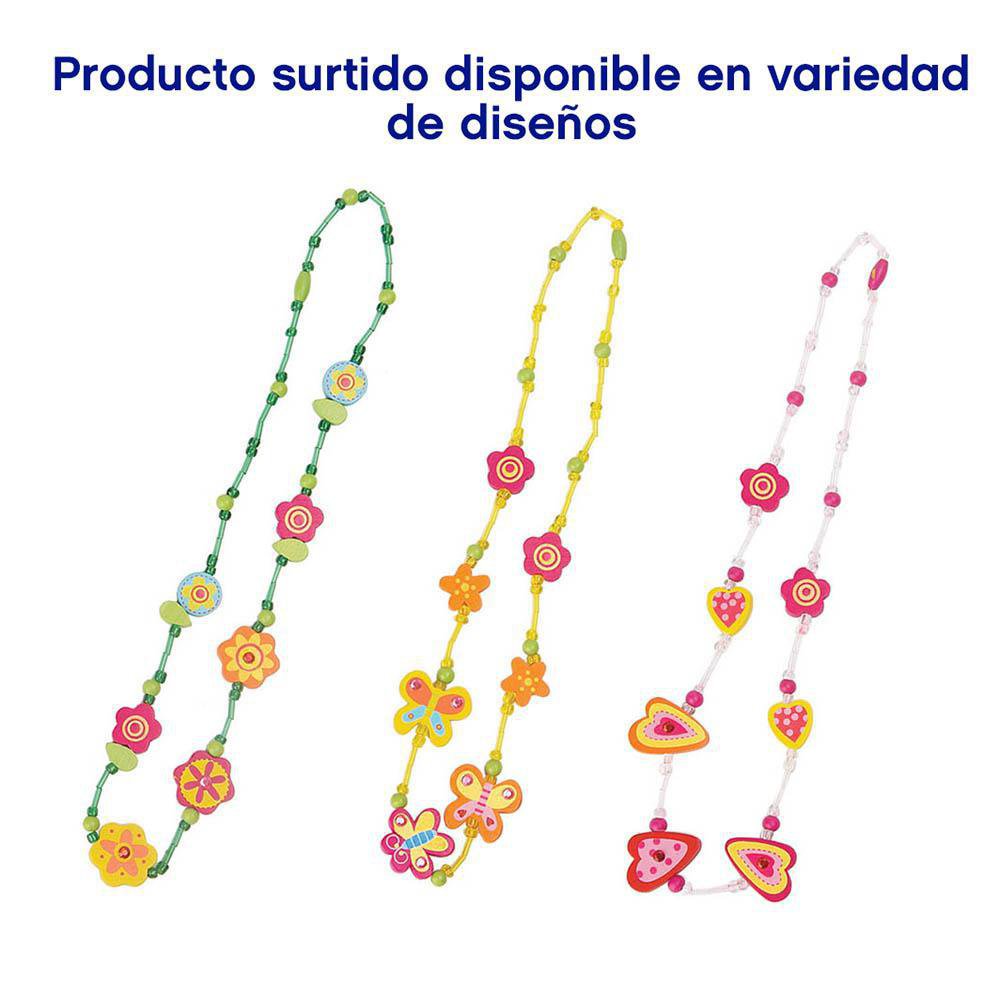 Collar de Madera Infantil Diseños Surtidos
