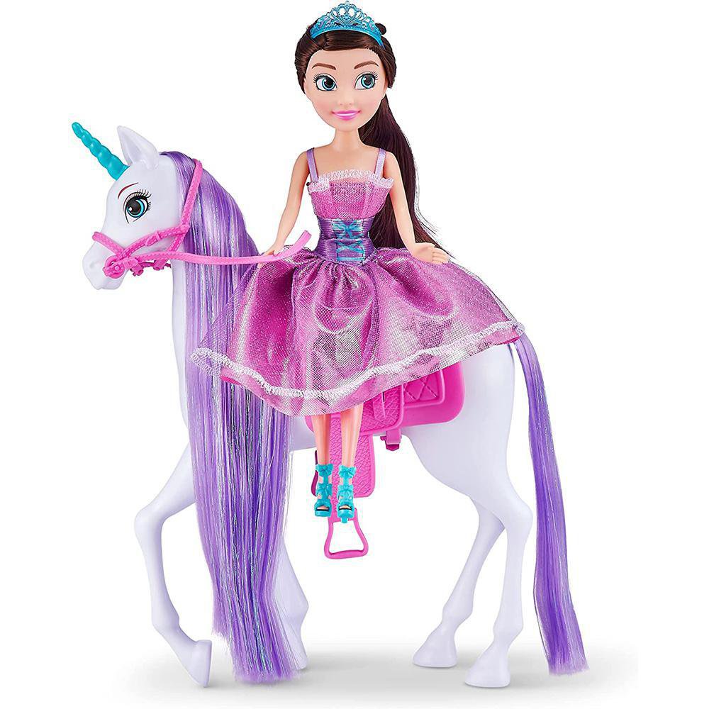 Muñeca Sparkle Girlz Princesa con Unicornio y Accesorios 3+ Años Muñeca Zuru con Unicornio…