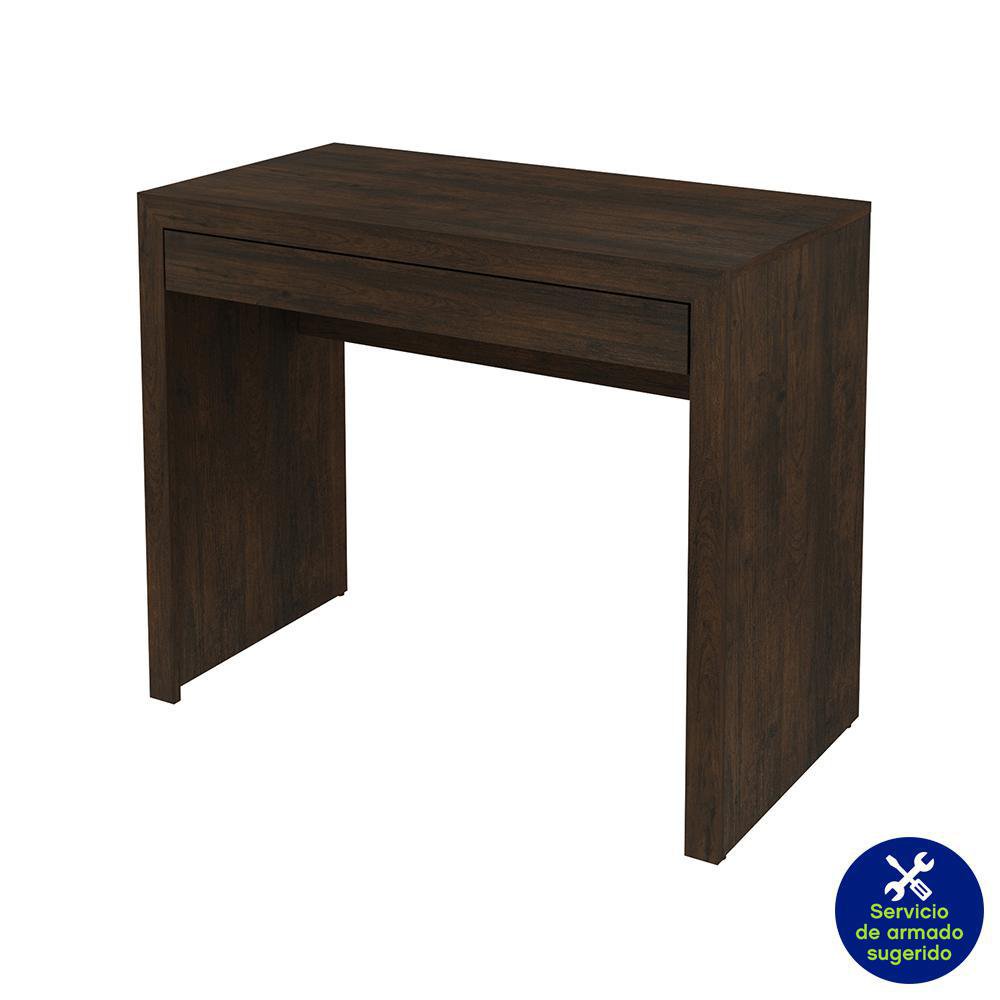 Escritorio Café con Gavetas 90 x 46.5 x 74.5 cm