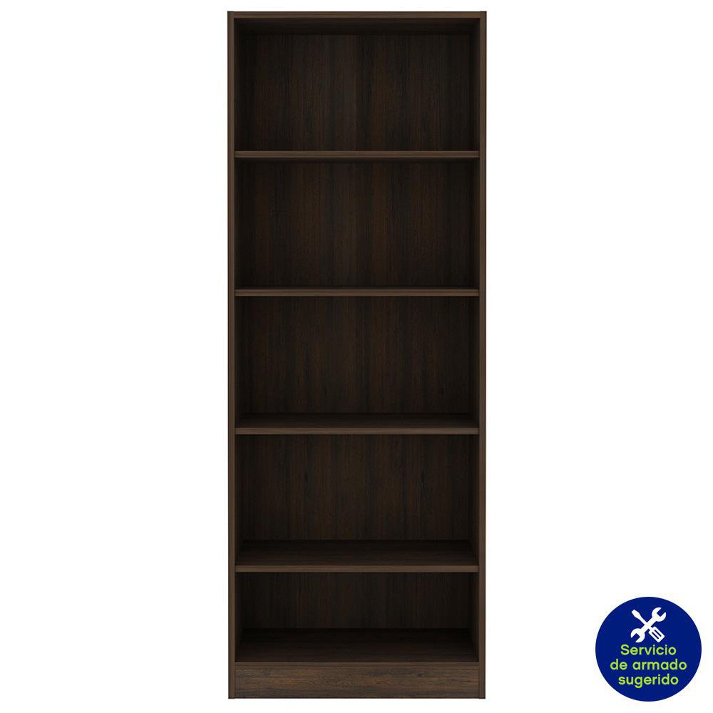Librera de 5 Niveles 60 x 25.5 x 162 cm - Varios Colores Café