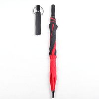 Set De 2 Paraguas Rojo Y Negro - Zmobili
