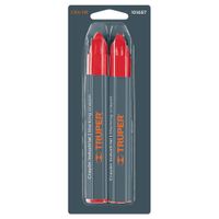 Crayón Industrial De Cera Multiusos Rojo 12 Cm - Truper