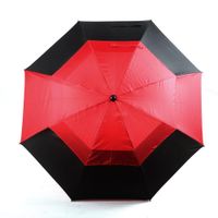 Set De 2 Paraguas Rojo Y Negro - Zmobili