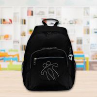 Mochila Acuarela Negro Diseños Surtidos - Totto