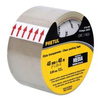 Cinta De Empaque Transparente De 2 Plg X 44 Yardas - Pretul