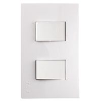 Interruptor Doble De 3 Vias Sin Luz - T&J